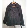Manteau Comptoir Des Cotonniers Manteau &agrave; capuche en laine Comptoir des cotonniers 36 Noir