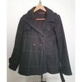 Manteau Comptoir Des Cotonniers Manteau &agrave; capuche en laine Comptoir des cotonniers 36 Noir Grenoble