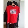 Tee-shirts sur Grenoble : T-shirt Norway geo T shirt rouge
