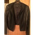 Veste Intuitions Paris Veste en cuir noir Veste Intuitions Paris Veste en cuir noir Grenoble