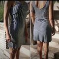 Robe courte H&M Robe d'&eacute;t&eacute; neuve Marine