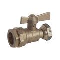 Plomberie & Sanitaire sur Annecy : Vannes avant compteur d'eau robinet compteur � 25 / &eacute;crou 20x27 25 mm 1 pi&egrave;ce(s) papillon femelle / femelle 20/27 (3/4") sans - somatherm for you