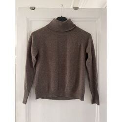 Pull Just Cashmere Pull col roul&eacute; en cachemire Marron