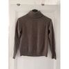 Pull Just Cashmere Pull col roul&eacute; en cachemire Marron