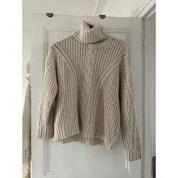 Pull Mango Pull col roul&eacute; Mango Blanc