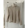 Pull Mango Pull col roul&eacute; Mango Blanc