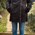 Manteau Isaco & Kawa Manteau cuir doubl&eacute; fausse fourrure Marron Grenoble