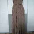 Robe Deby Debo Robe longue PRIMA (Deby Debo - No&eacute;mie Lenoir) Marron Grenoble