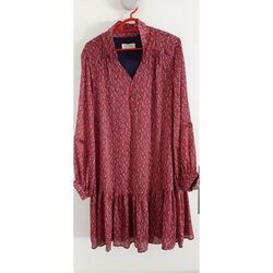 Robe courte Cot&eacute;lac Robe cotelac acote Rouge