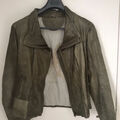 Veste Barone Veste perfecto cuir Kaki Vestes sur Grenoble : Veste Barone Veste perfecto cuir Kaki