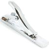 Bijoux Clj Charles Le Jeune Pince &agrave; cravate Alabama slim 4cm Gris
