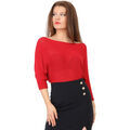 Pull La Modeuse Pulls pour femme - Rouge -