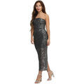 Robe La Modeuse Robes pour femme - Noir / Argent&eacute; - Noir Grenoble