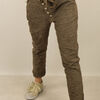 Pantalon Capucine Pantalon Boyfriend aspect velour neuf &eacute;tiquette Marron