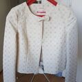 Veste Naf Naf Veste de c&eacute;r&eacute;monie Blanc