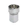 Raccords po&ecirc;le-tubage inox raccord po&ecirc;le-tubage inox � 150-153 mm x 180/186 1 pi&egrave;ce(s) - tolerie emaillee nantaise