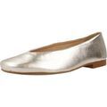 Chaussures d&eacute;contract&eacute;es femme sur Grenoble : Ballerines Sitgetana M100 Dor&eacute;