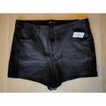 Short sur Grenoble : Short Yfl Reserved Short court neuf en jean noir Reserved YFL