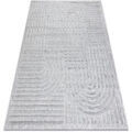 D&eacute;coration sur Grenoble : Tapis Rugsx Tapis SANTO SIZAL 0989 g&eacute;om&eacute;trique gris 140x190 cm Gris 140x190 cm. . Maison & D&eacute;co > Tapis.