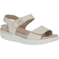 Sandales / Nu-pieds femme sur Grenoble : Sandales Caprice cream perlato casual open sandals