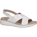 Sandales / Nu-pieds femme sur Grenoble : Sandales Caprice white naplak casual open sandals
