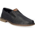 Baskets basses Rieker black classic closed formal