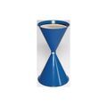Cendrier sur pied var 1 pi&egrave;ce(s) cendrier sur pied d400xh730 mm bleu gentiane - var