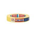 Mastics & adhésifs sur Annecy : Lot cr&ecirc;pe de pr&eacute;cision 4334 tesa 1 carton(s) de 8 rouleau(x) cr&ecirc;pe pr&eacute;cision 4334 lisse jaune l50m l19mm - tesa