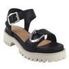 Chaussures MTNG Sandales noires pour femmes MUSTANG 53312