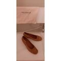 Ballerines Heyraud Chaussures cuir su&eacute;d&eacute; talon compens&eacute; Marron