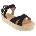 Chaussures MTNG Sandales noires pour femmes MUSTANG 53358