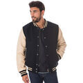 Blouson Schott LC8705 MARINE/BEIGE Grenoble