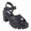 Chaussures MTNG Sandales noires pour femmes MUSTANG 53335