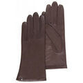 Gants sur Grenoble : Gants Isotoner Gants Femme Cuir agneau doubl&eacute;s Soie Marron 68285 Marron