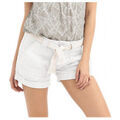 Pantalon Le Temps des Cerises Short Femme Biss Blanc