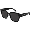 Lunettes sur Grenoble : Lunettes de soleil Balenciaga BB0215SA Lunettes de soleil, Noir/Gris, 56 mm