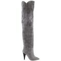 Bottes femme sur Grenoble : Bottes Iro Bottes en daim grises
