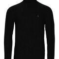 Pull Polo Ralph Lauren PULL COL ROUL&eacute; EN MAILLE TORSADEE Noir