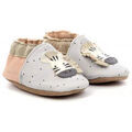 Chaussures enfants sur Grenoble : Chaussons b&eacute;b&eacute; Robeez CHAUSSON CUTE ZEBRA GRIS ROSE Gris