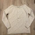 Pull sur Grenoble : Pull Naf Naf pull naf naf beige avec fils brillants or