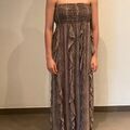 Robes sur Grenoble : Robe Morgan Robe Morgan imprim&eacute; serpent Marron