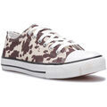 Baskets femme sur Grenoble : Baskets La Modeuse Baskets, slip-on pour femme - Beige / Marron -