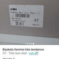 Baskets femme sur Grenoble : Baskets basses Run Of Baskets Run Off