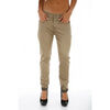 Jeans Salsa - Jeans serr&eacute; Baggy - Femme - Beige Beige