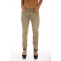 Pantalons sur Grenoble : Jeans Salsa - Jeans serr&eacute; Baggy - Femme - Beige Beige