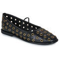 Chaussures d&eacute;contract&eacute;es femme sur Grenoble : Ballerines Coach EMILIA GROMMETS MARY JANE