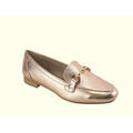 Chaussures plates femme sur Grenoble : Mocassins Marco Tozzi MOC Dor&eacute;