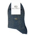 Chaussettes sur Grenoble : Chaussettes Billybelt Chaussettes Femme coton Paillettes Bleu Canard