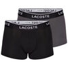 Boxers Lacoste BOXER PACK DE 2 COURTS CORE PERFORMANCE - NOIR/FONTE - 2XL Multicolore