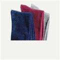Chaussettes Crazy Socks LOT DE 3 CHAUSSETTES BRILLANTES GRIS Grenoble